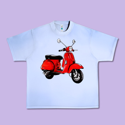 Classic Italian Vespa Scooter Urban Heavy Tee Designed By Artisfamous