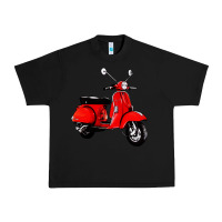 Black classic italian vespa scooter Urban Heavy Tee - artisFamous