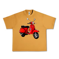 Peanut Butter classic italian vespa scooter Urban Heavy Tee - artisFamous