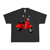 Pigment Black classic italian vespa scooter Urban Heavy Tee - artisFamous