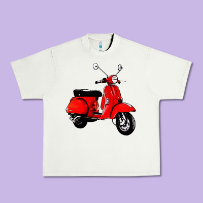 Classic Italian Vespa Scooter Urban Heavy Tee Designed By Artisfamous