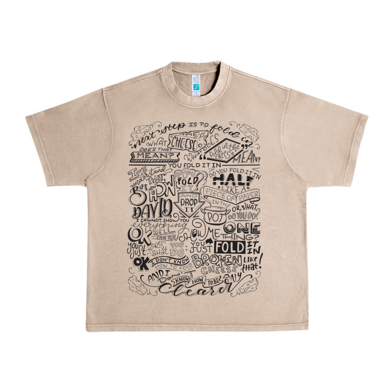 Schitt's Creek Fold In The Cheese Urban Heavy Tee by artisFamous | Teevron