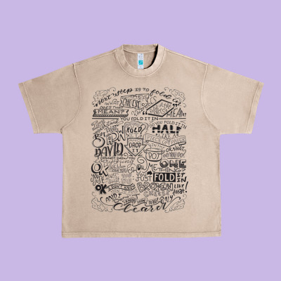 Schitt's Creek Fold In The Cheese Urban Heavy Tee Designed By Artisfamous