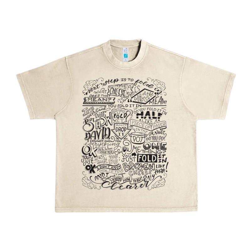 Schitt's Creek Fold In The Cheese Urban Heavy Tee by artisFamous | Teevron