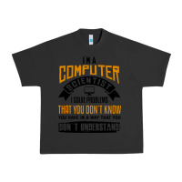 Pigment Black computer scientist programmer Urban Heavy Tee - artisFamous