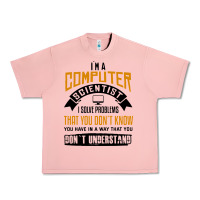 Salmon computer scientist programmer Urban Heavy Tee - artisFamous