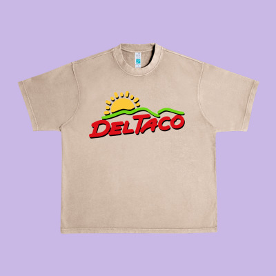 Del Taco Urban Heavy Tee Designed By Artisfamous