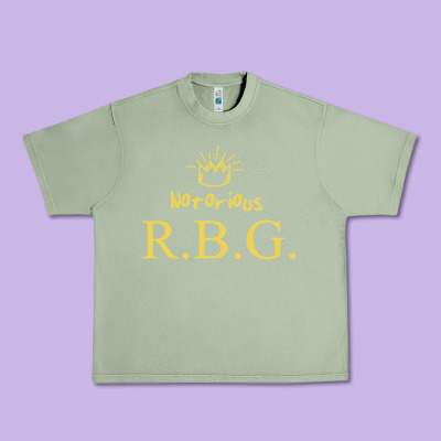 Rbg Ruth Bader Ginsburg Urban Heavy Tee Designed By Artisfamous