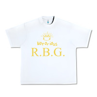White rbg ruth bader ginsburg Urban Heavy Tee - artisFamous