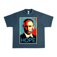 Midnight Navy putin hope style Urban Heavy Tee - artisFamous