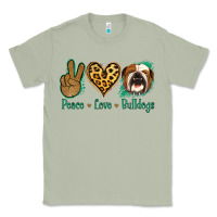 Matcha Peace Love Bulldog Classic Tee - Jasminsmagicworld