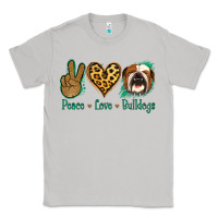 Peace Love Bulldog Classic Tee | Teevron
