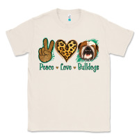 Natural Peace Love Bulldog Classic Tee - Jasminsmagicworld