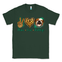 Sports Green Peace Love Bulldog Classic Tee - Jasminsmagicworld
