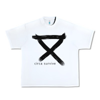 White CIRCA SURVIVE Urban Heavy Tee - artisFamous