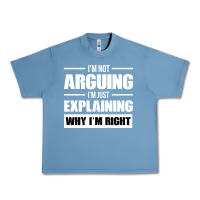 Pebble Blue I'M NOT ARGUING I'M JUST EXPLAINING WHY I'M RIGHT FUNNY Urban Heavy Tee - artisFamous