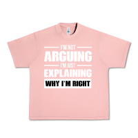 Salmon I'M NOT ARGUING I'M JUST EXPLAINING WHY I'M RIGHT FUNNY Urban Heavy Tee - artisFamous