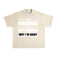Sandshell I'M NOT ARGUING I'M JUST EXPLAINING WHY I'M RIGHT FUNNY Urban Heavy Tee - artisFamous