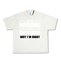Pistachio I'M NOT ARGUING I'M JUST EXPLAINING WHY I'M RIGHT FUNNY Urban Heavy Tee - artisFamous
