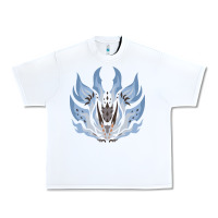 White chaotic xeno'jiiva Urban Heavy Tee - artisFamous