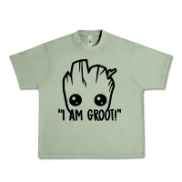 Oil Green baby groot Urban Heavy Tee - artisFamous