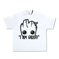 White baby groot Urban Heavy Tee - artisFamous