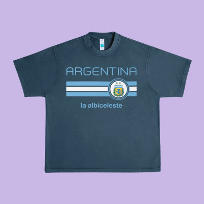 Soccer Argentina Jersey Argentinian Football La Albiceleste Urban Heavy Tee Designed By Artisfamous