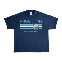 Navy soccer argentina jersey argentinian football la albiceleste Urban Heavy Tee - artisFamous