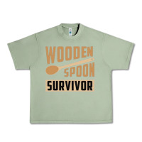 Oil Green wooden spoon survivor Urban Heavy Tee - artisFamous