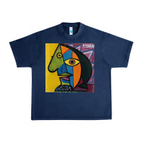 Navy picasso original Urban Heavy Tee - artisFamous