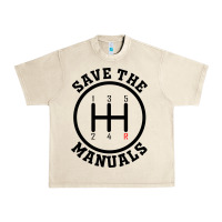 Sandshell save the manuals (black) Urban Heavy Tee - artisFamous