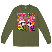 Army Green candy corn cutie Long Sleeve Tee - Artiststas