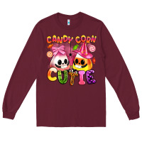 Burgundy candy corn cutie Long Sleeve Tee - Artiststas