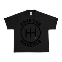 Black save the manuals (black) Urban Heavy Tee - artisFamous
