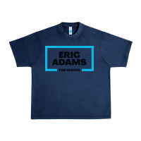 Navy Eric Adams for mayor Urban Heavy Tee - artisFamous