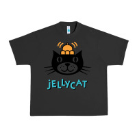 Pigment Black jelly cat Urban Heavy Tee - artisFamous