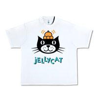 White jelly cat Urban Heavy Tee - artisFamous