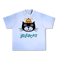 Grape Ice jelly cat Urban Heavy Tee - artisFamous