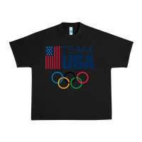 Black usa team Urban Heavy Tee - artisFamous