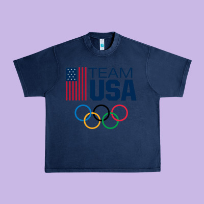 Usa Team Urban Heavy Tee Designed By Artisfamous