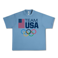 Pebble Blue usa team Urban Heavy Tee - artisFamous