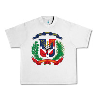 Lunar Rock dominican republic flag national emblem republica dominicana t shirt Urban Heavy Tee - artisFamous