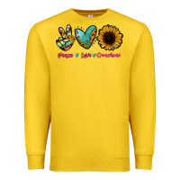 Peace Love Sunshine Premium Sweatshirt | Teevron