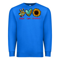 True Royal Peace Love Sunshine Premium Sweatshirt - RanaPortraitStore