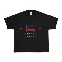 Black Olympic Rings Urban Heavy Tee - artisFamous