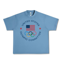 Pebble Blue Olympic Rings Urban Heavy Tee - artisFamous