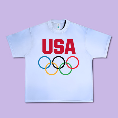 Olympic Rings Urban Heavy Tee Designed By Artisfamous