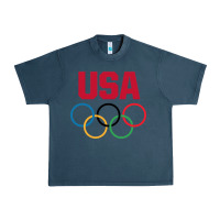 Midnight Navy Olympic Rings Urban Heavy Tee - artisFamous