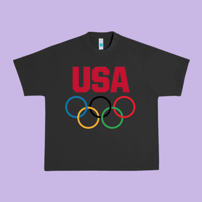Olympic Rings Urban Heavy Tee Designed By Artisfamous