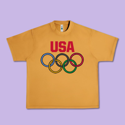 Olympic Rings Urban Heavy Tee Designed By Artisfamous